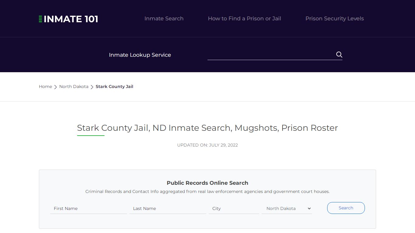 Stark County Jail, ND Inmate Search, Mugshots, Prison Roster